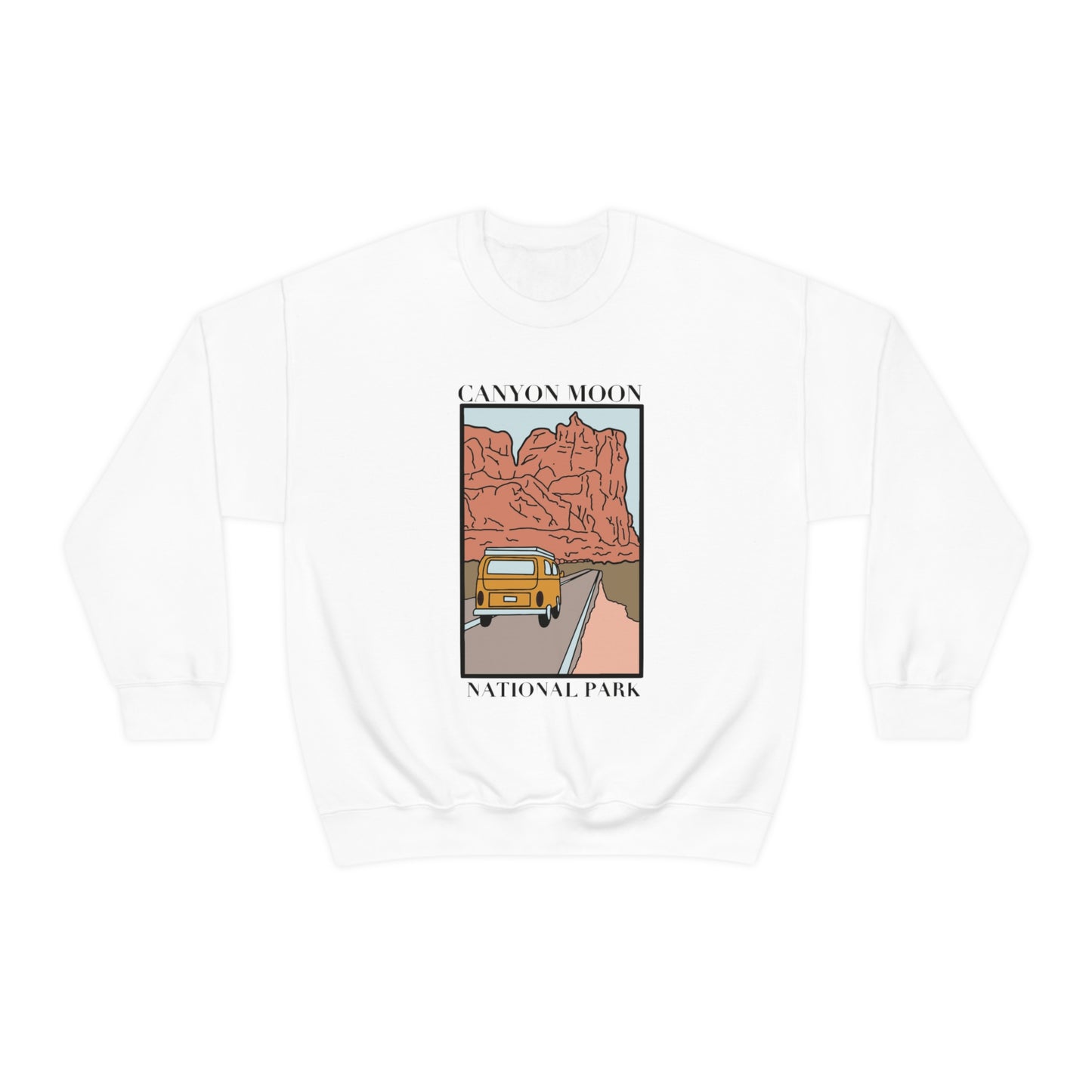 Canyon Moon National Park Crewneck Sweatshirt