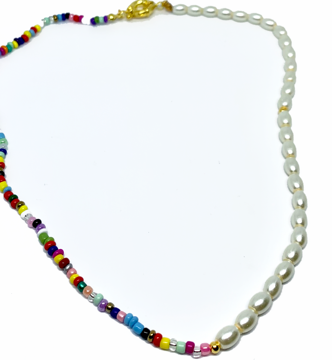 The Alice Pearl Seed Bead Necklace