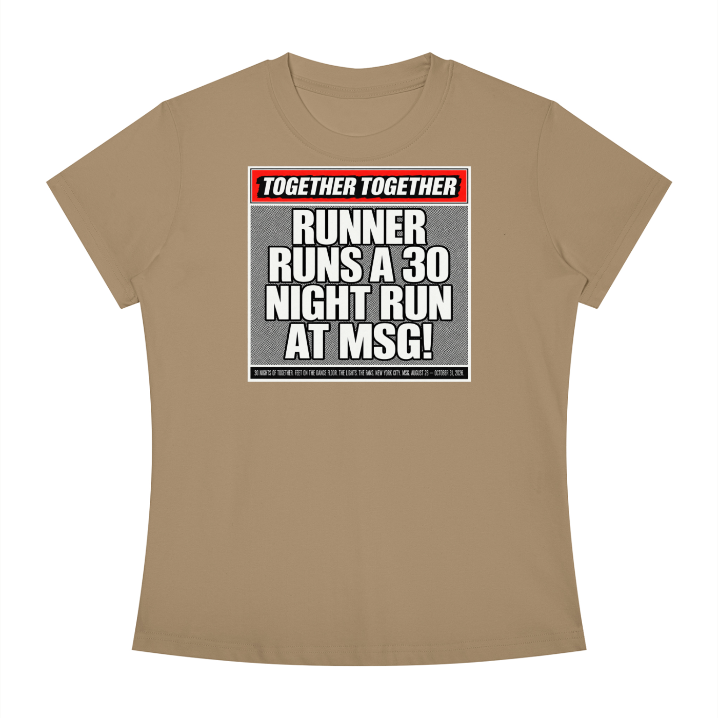 Together Togethet News Slim Tee