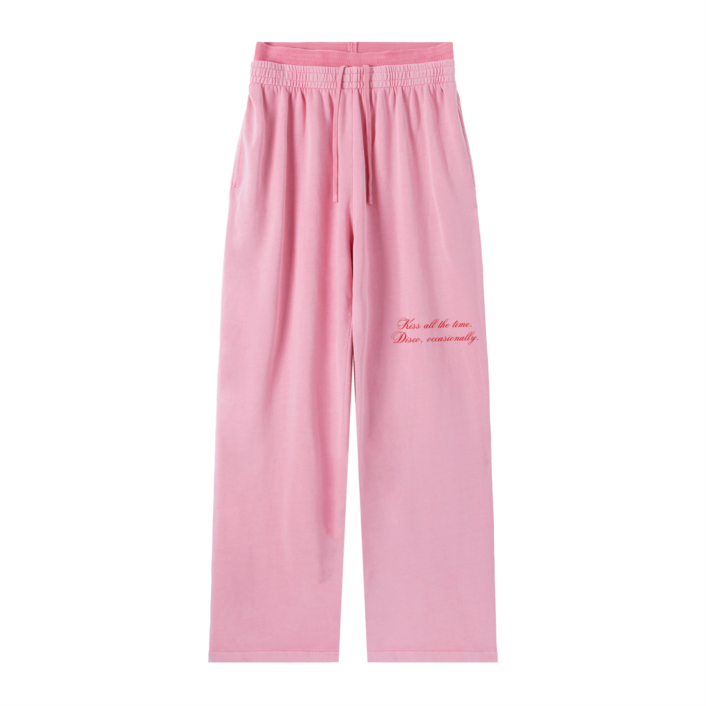 KATTDO Vintage Washed Waist Pants