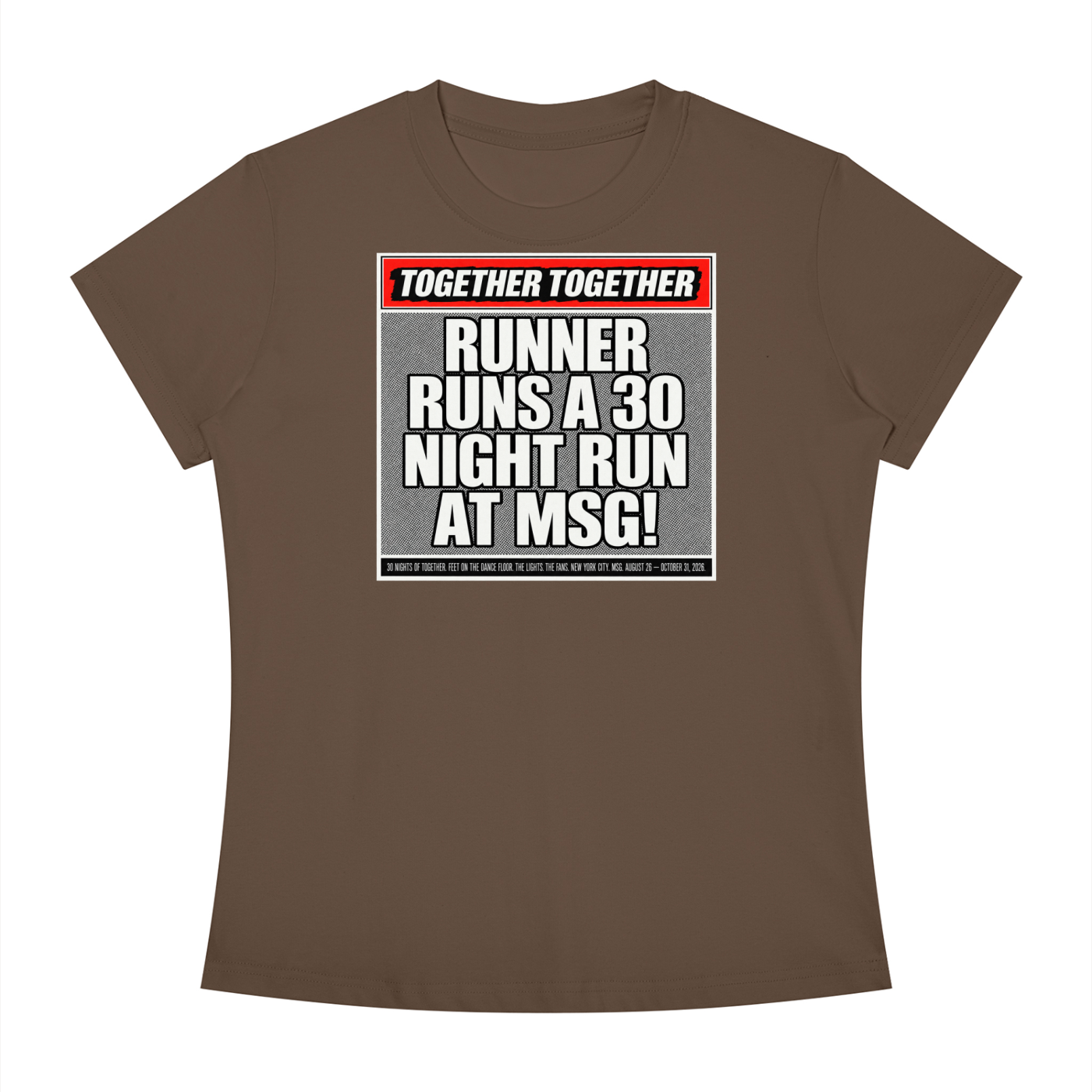 Together Togethet News Slim Tee