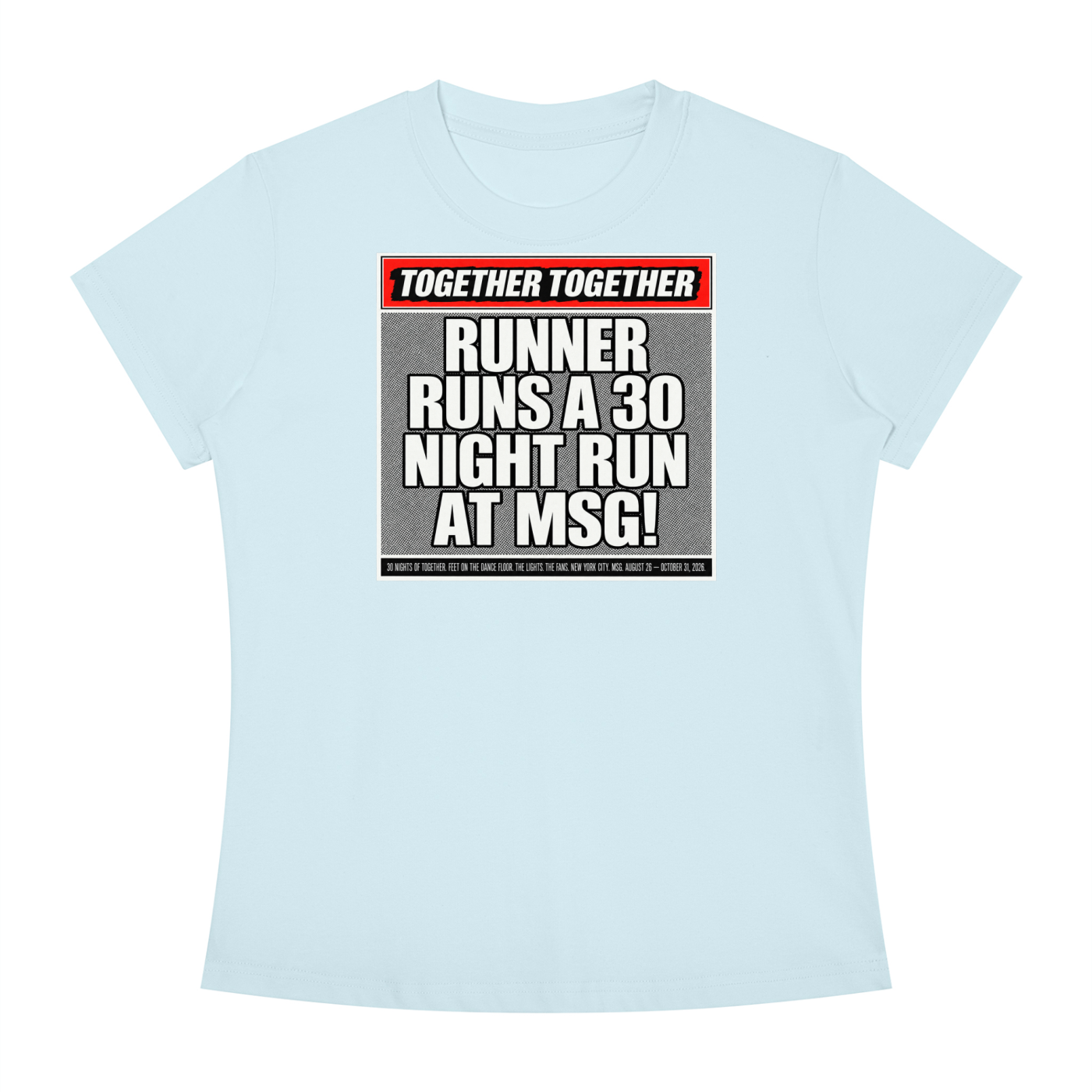 Together Togethet News Slim Tee