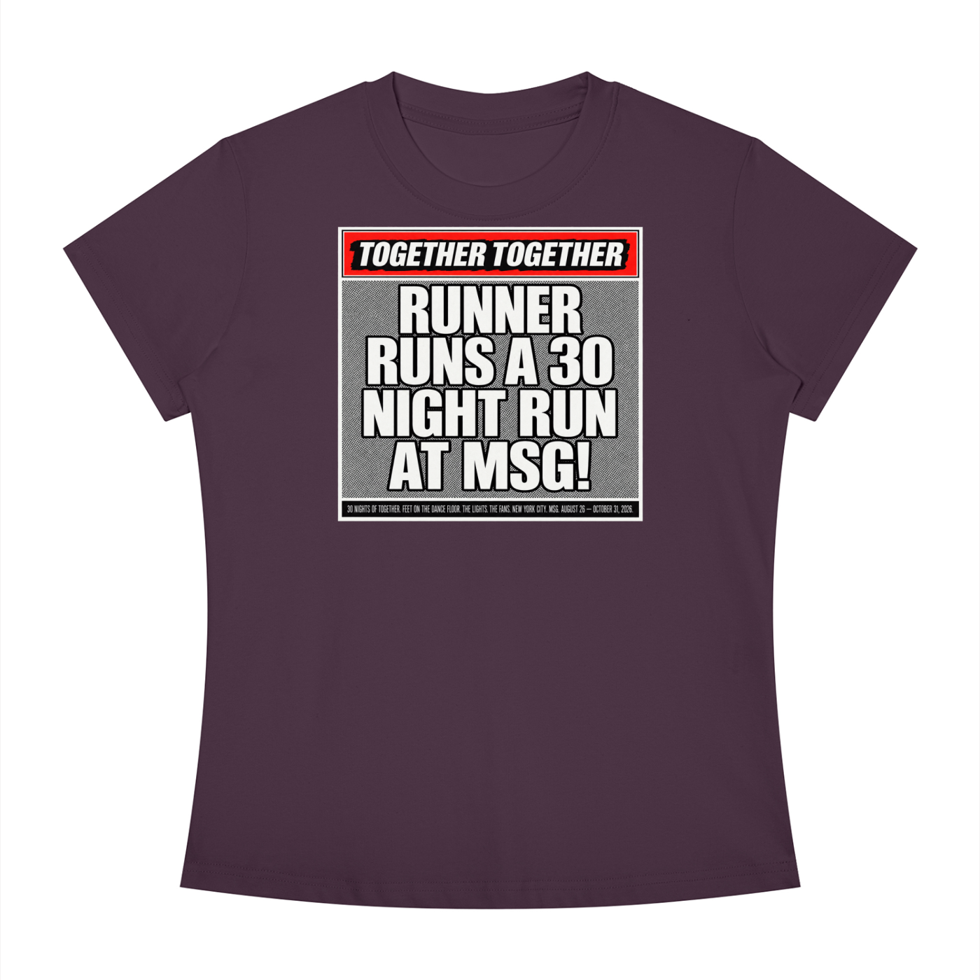 Together Togethet News Slim Tee
