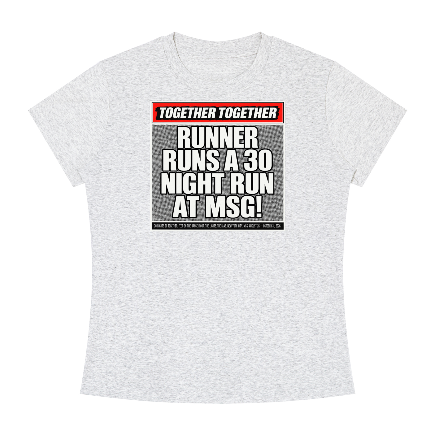 Together Togethet News Slim Tee