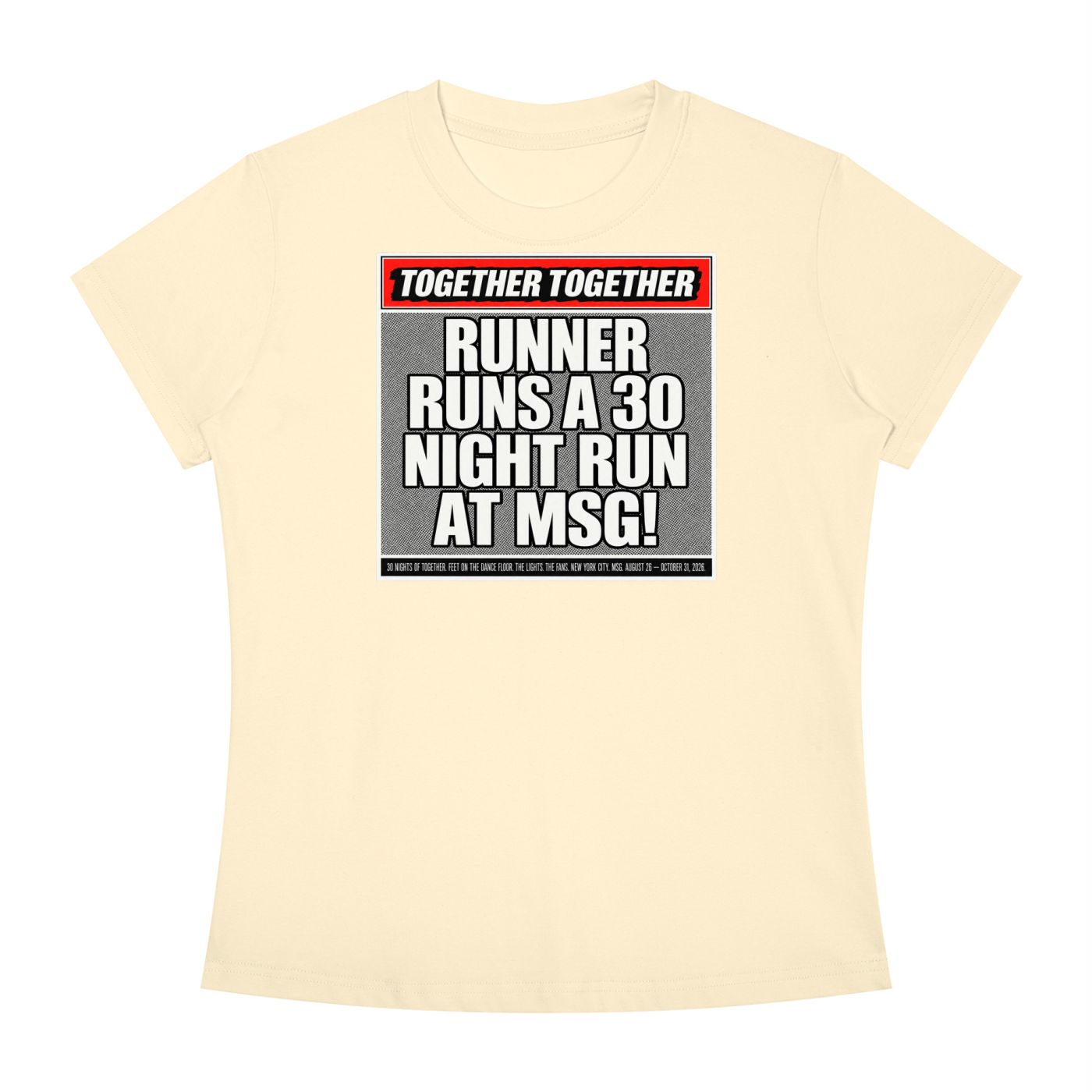 Together Togethet News Slim Tee