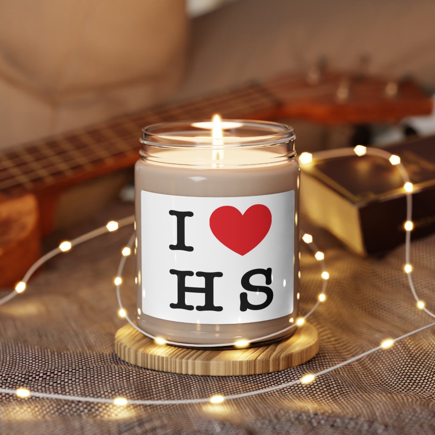 I heart HS Scented Soy Candle, 9oz