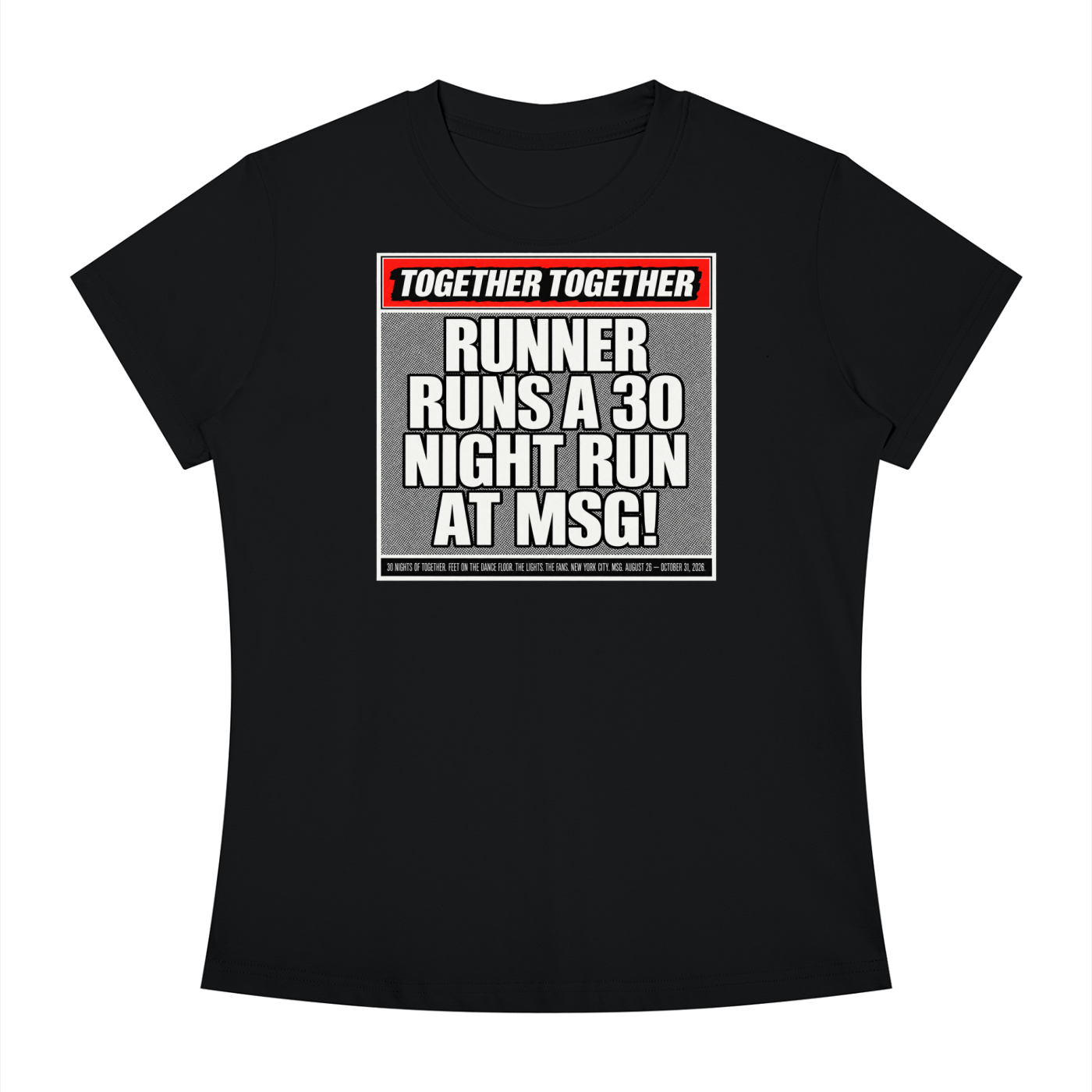 Together Togethet News Slim Tee