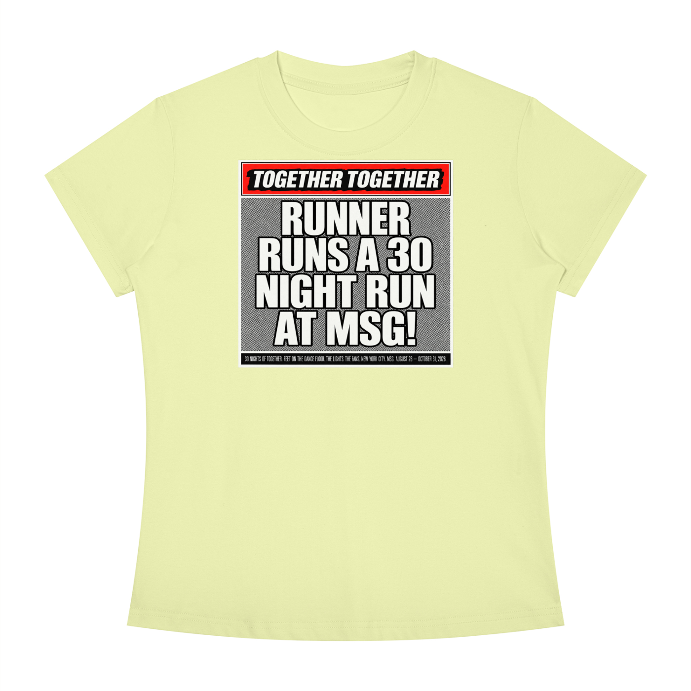 Together Togethet News Slim Tee
