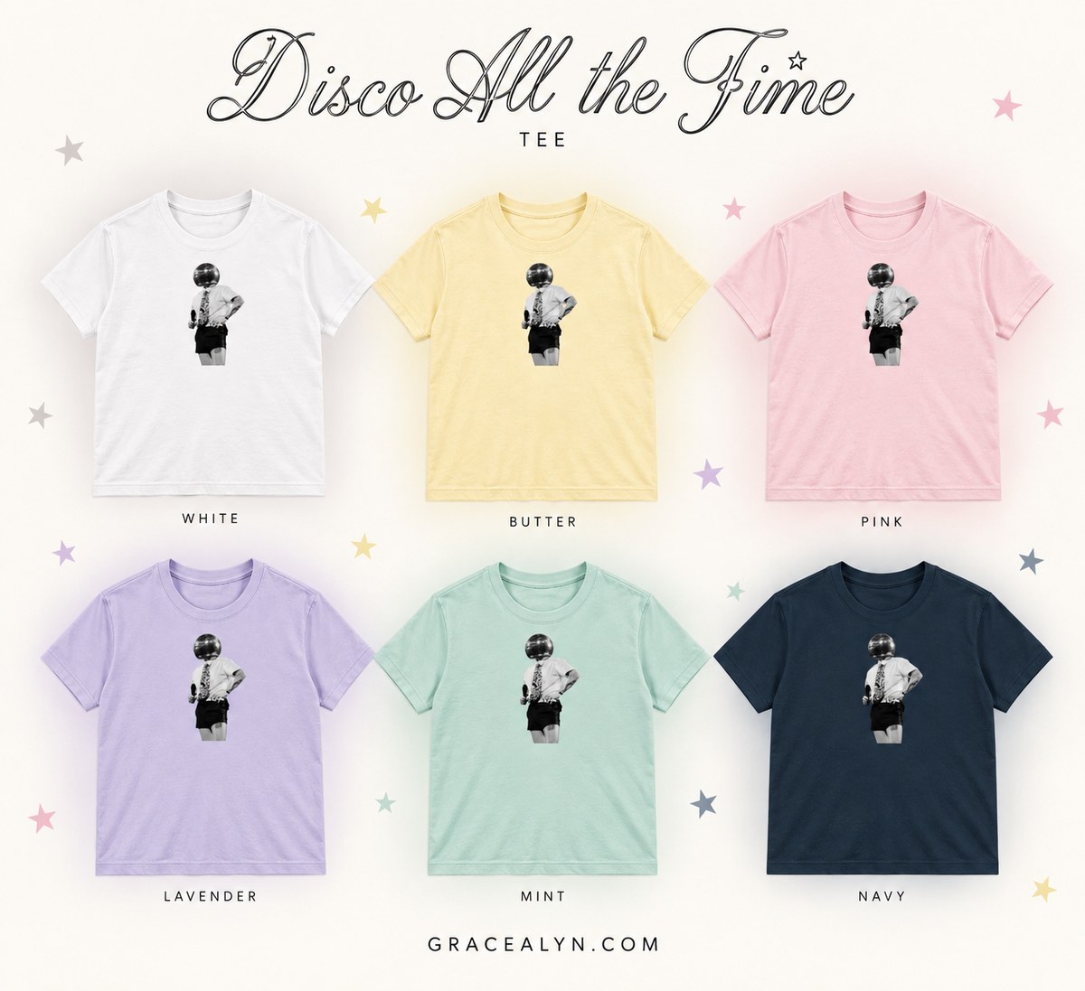 Disco All The Time Regular Fit Crewneck T-Shirt