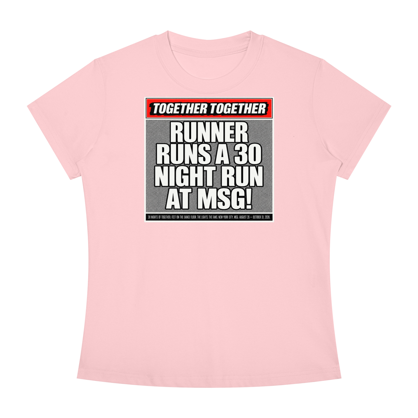 Together Togethet News Slim Tee