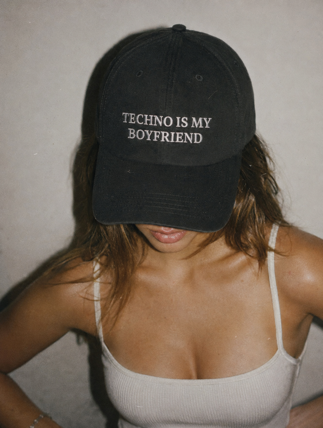 Techno Is My Boyfriend x TPWK Embroidered Hat