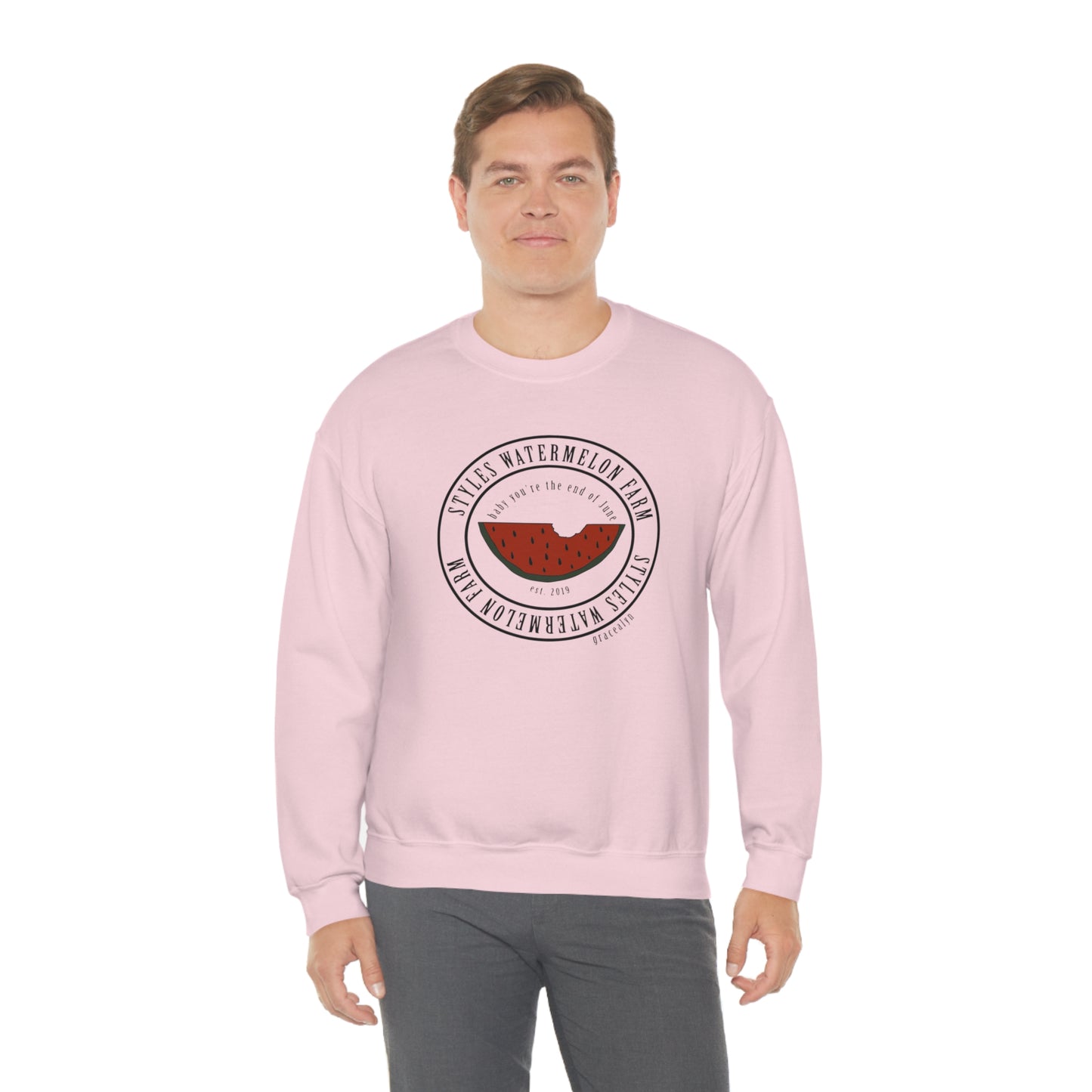 Styles Watermelon Farm Crewneck Sweatshirt