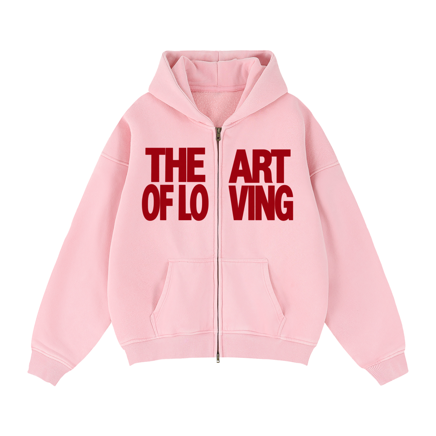 The Art Of Loving Pink Zip Up
