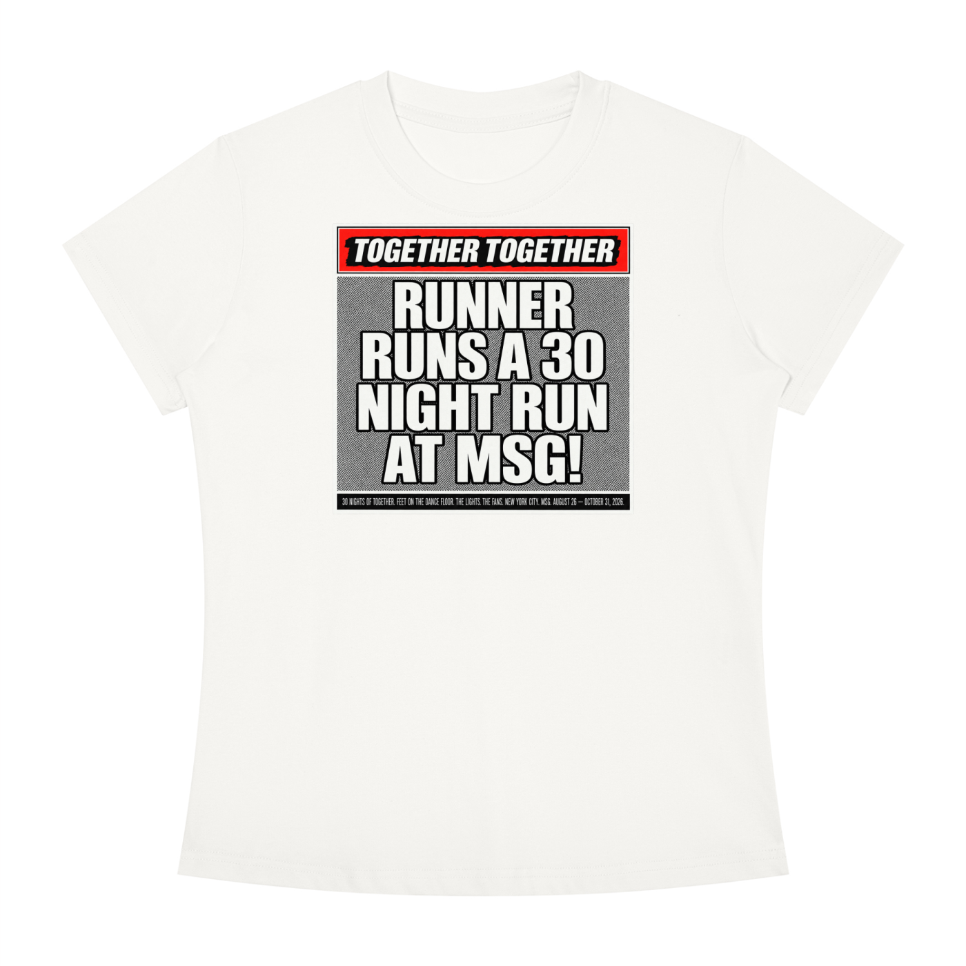 Together Togethet News Slim Tee