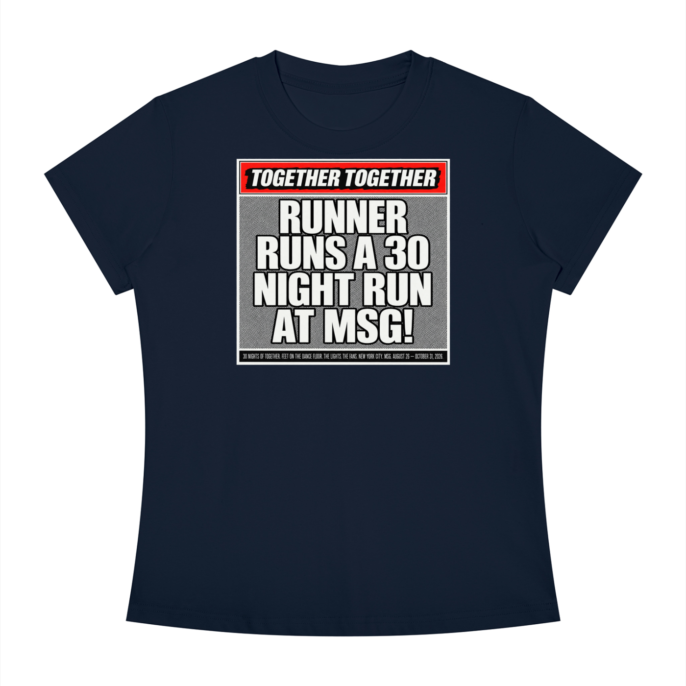 Together Togethet News Slim Tee