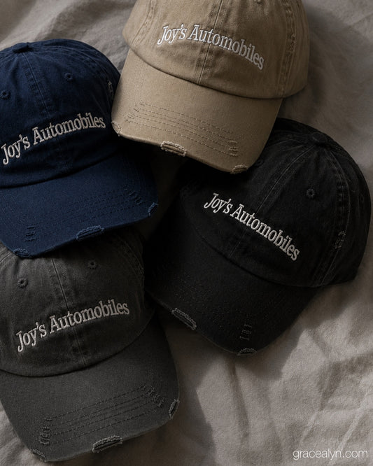 Joy’s Automobiles Distressed Hat