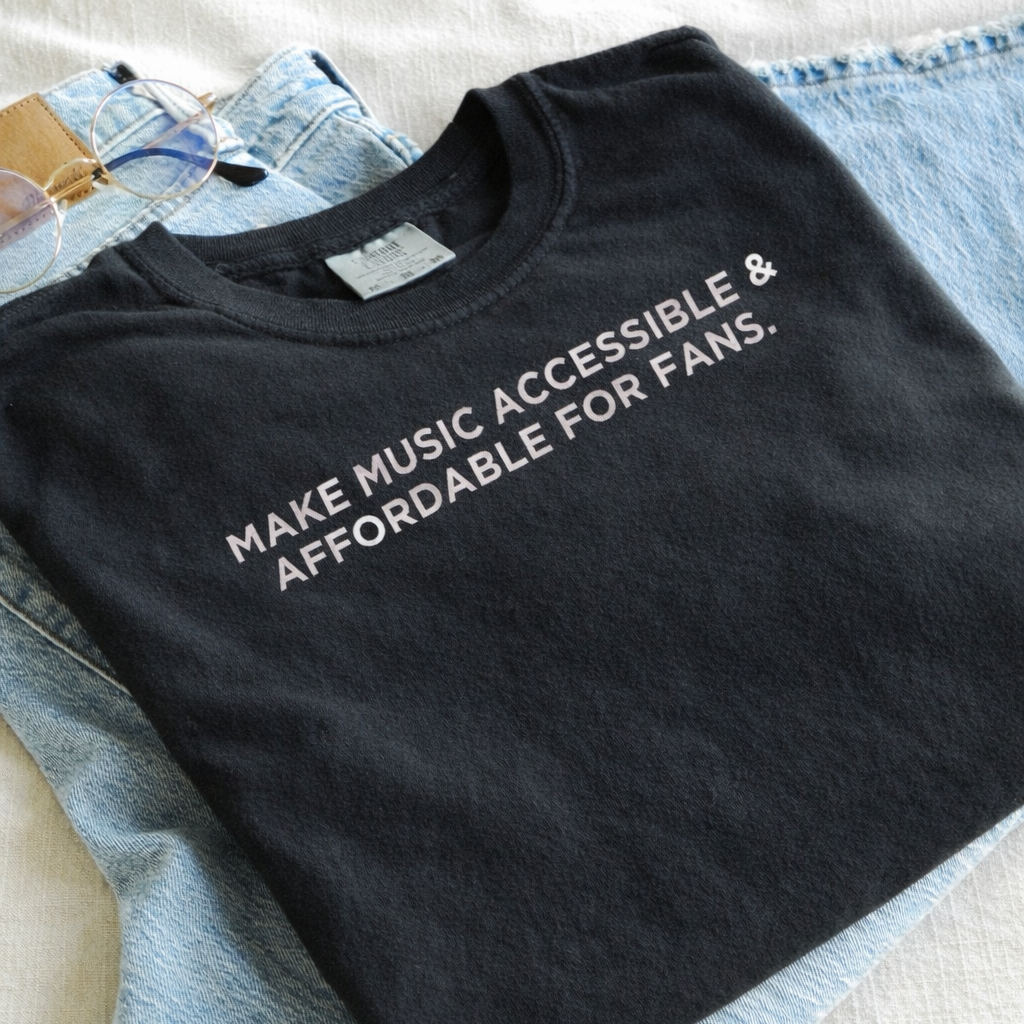 I Hate TM Tee- Make Music Accessible & Affordable For Fans T-Shirt