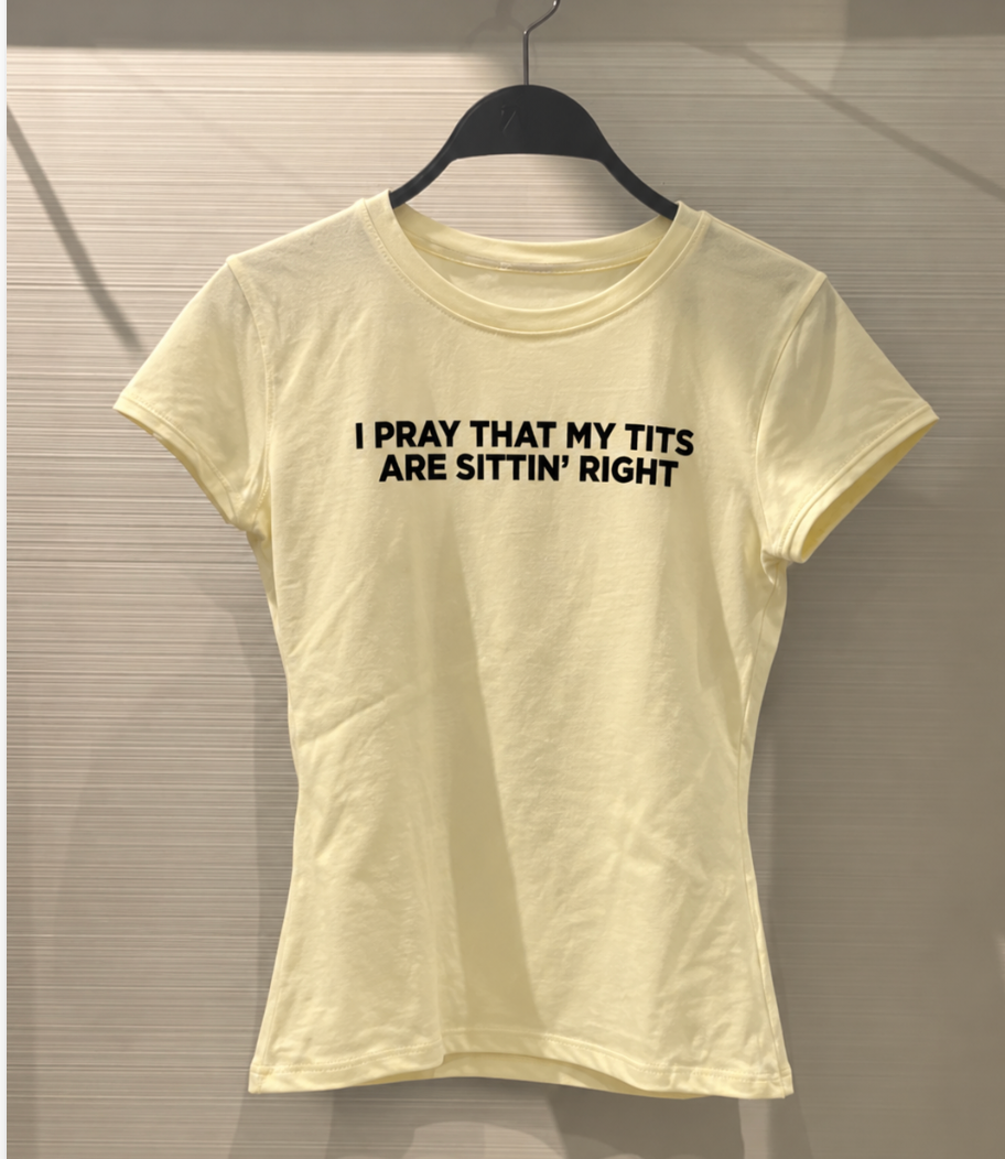 Sittin' Nice Slim-Fit Cropped T-Shirt