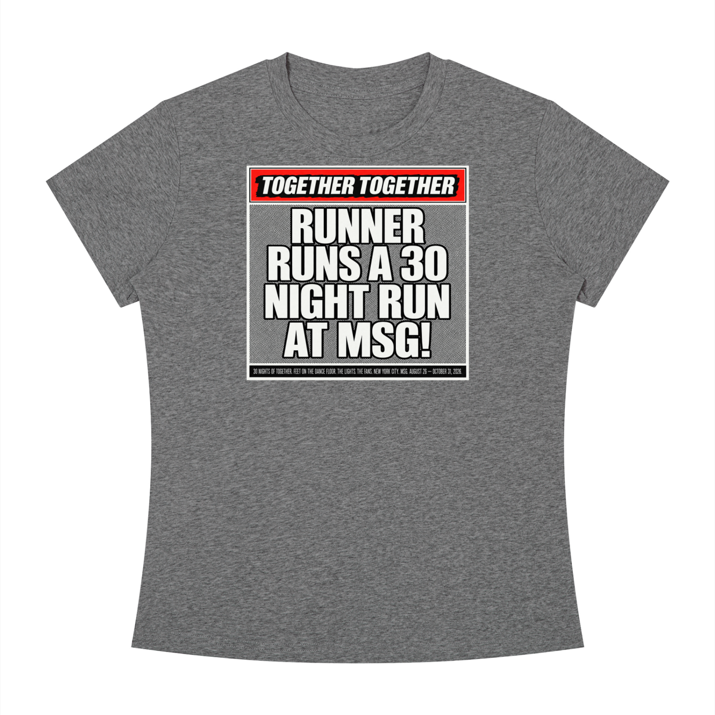 Together Togethet News Slim Tee