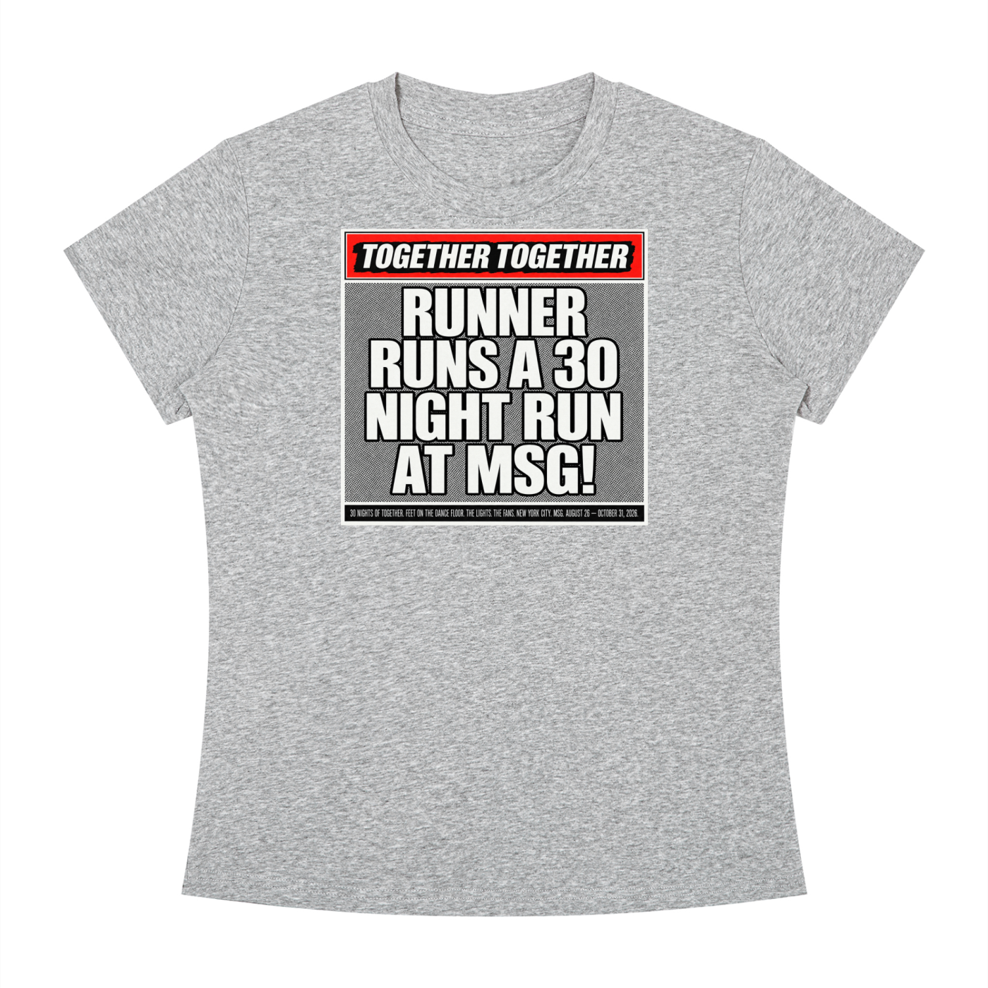 Together Togethet News Slim Tee