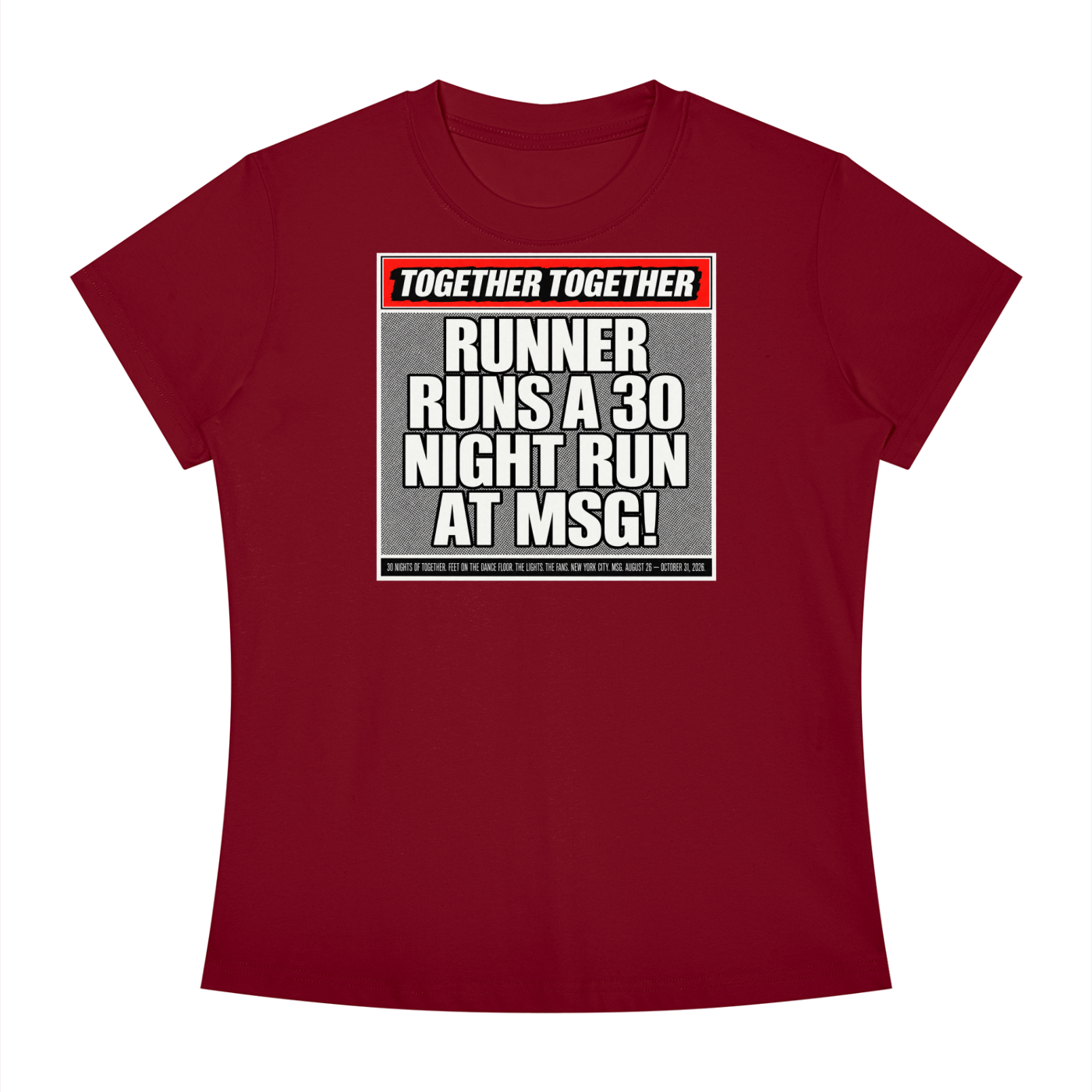 Together Togethet News Slim Tee