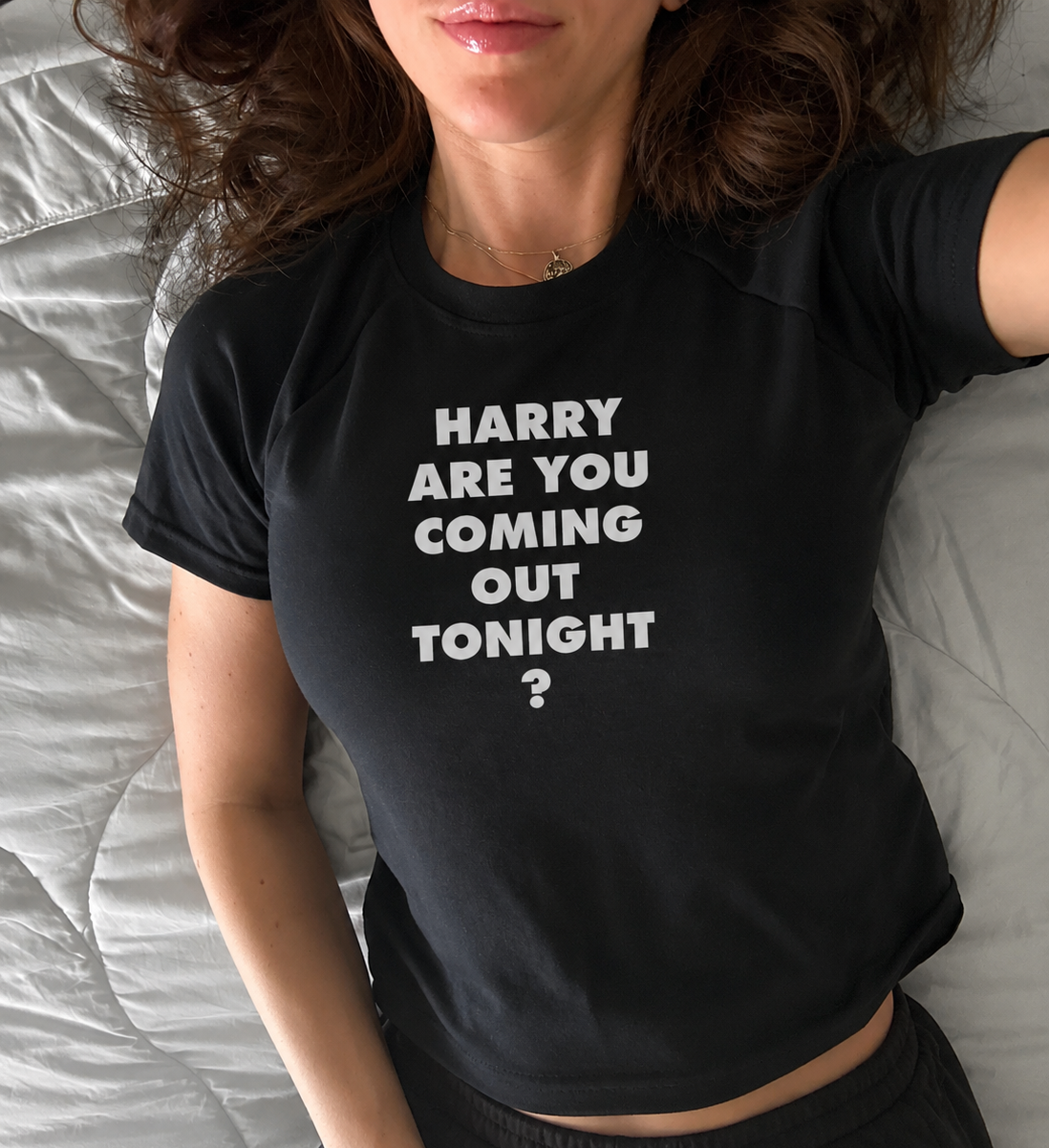 Harry Are You Coming Out Tonight? Crop Top