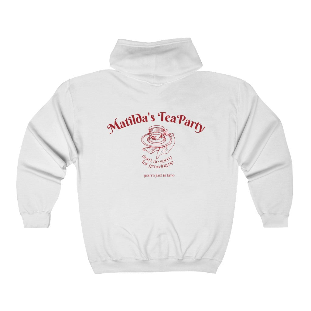 Matilda's Tea Party Zip Up