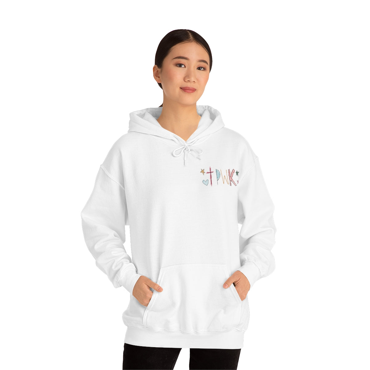 ...With a Sea View Scribble Hooded Sweatshirt